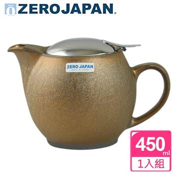 【ZERO JAPAN】典藏陶瓷不鏽鋼蓋壺（金泊）450cc