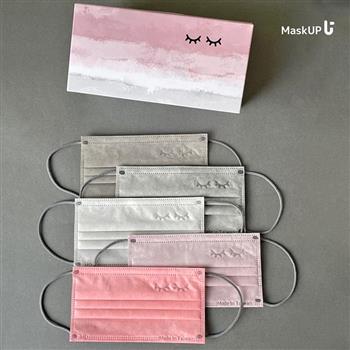 MaskUP台灣製醫療口罩 | 灰灰粉BLITHESOME五色系 | 30 入 |獨立包裝