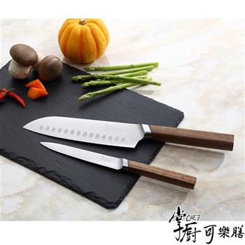 【掌廚可樂膳】日式二件式刀具組（廚師刀＋萬用刀）