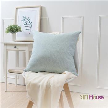IN HOUSE－簡約系列抱枕－條紋藍（50x50cm）