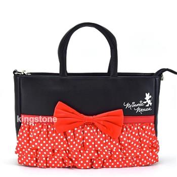 Disney【米妮蝴蝶結】造型手提包
