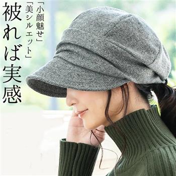 日本 QUEENHEAD 抗寒保暖抗UV小顏帥氣帽 082灰色