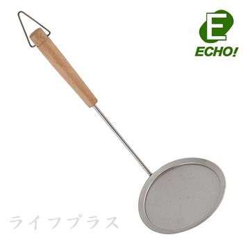 日本進口平圓形不銹鋼撈油勺－3入組