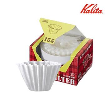 Kalita蛋糕濾紙 KWF－155 （1－2人用） 50片裝，白色 1入組