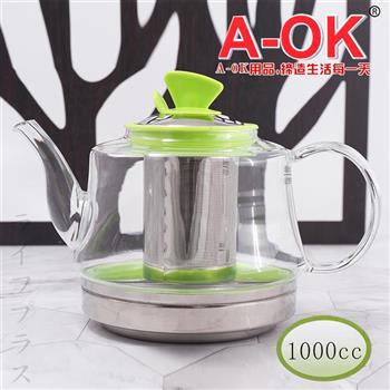 A-OK電磁爐專用花茶壺-1000ml-1入