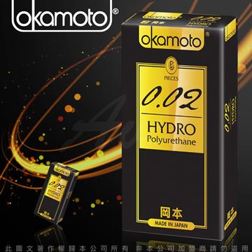 Okamoto岡本002－HYDRO 水感勁薄保險套（6入裝）