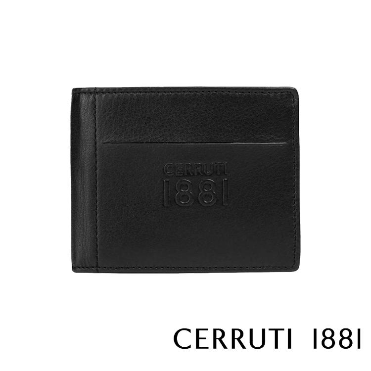 【CERRUTI 1881】限量2折 頂級義大利小牛皮8卡皮夾 全新專櫃展示品（CEPU05716M）