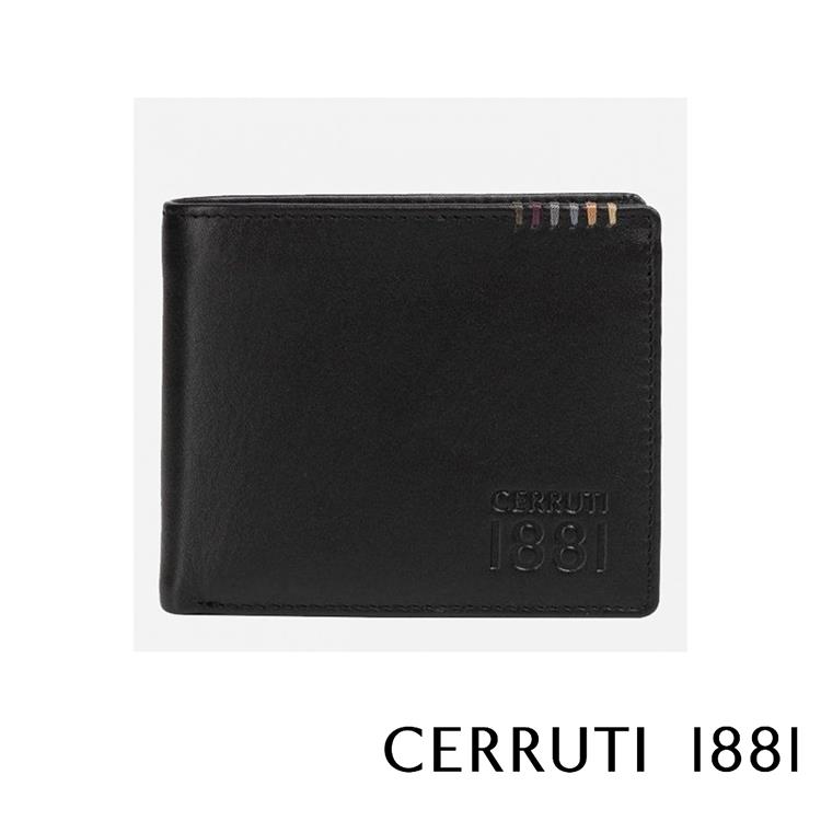 【CERRUTI 1881】限量2折 頂級義大利小牛皮12卡皮夾 全新專櫃展示品（CEPU05651M）