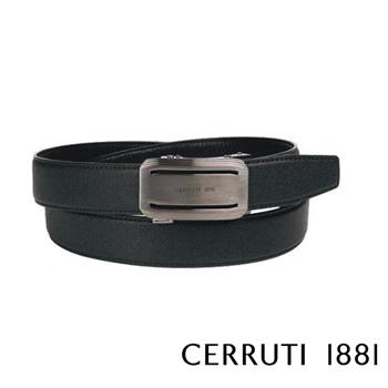 【CERRUTI 1881】限量2折 頂級義大利小牛皮皮帶 全新專櫃展示品（CECT05475M）
