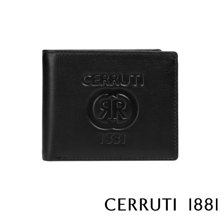 【CERRUTI 1881】限量2折 頂級義大利小牛皮6卡皮夾 全新專櫃展示品（CEPU05532M）