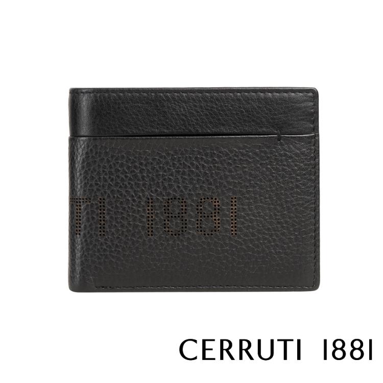 【CERRUTI 1881】限量2折 頂級義大利小牛皮12卡皮夾 全新專櫃展示品（CEPU05545M）