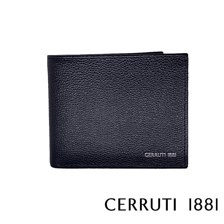 【CERRUTI 1881】限量2折 頂級義大利小牛皮8卡皮夾 全新專櫃展示品（CEPU05399M）