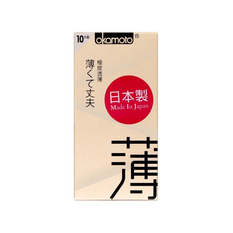 岡本 透薄型保險套10入《日藥本舖》