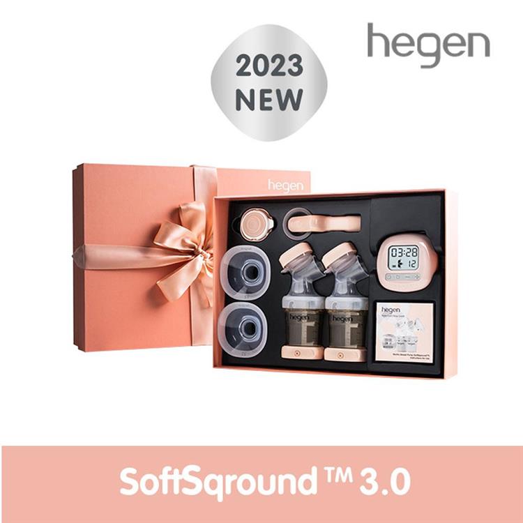 【Hegen】PCTOTM EBP 舒芙蕾多功能雙邊電動擠乳禮盒|  SoftSqroundTM3.0系列