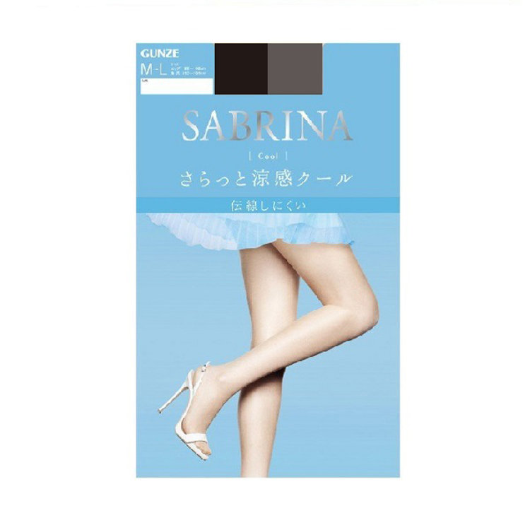 SABRINA 涼感透氣絲襪L-LL黑色SB470《日藥本舖》