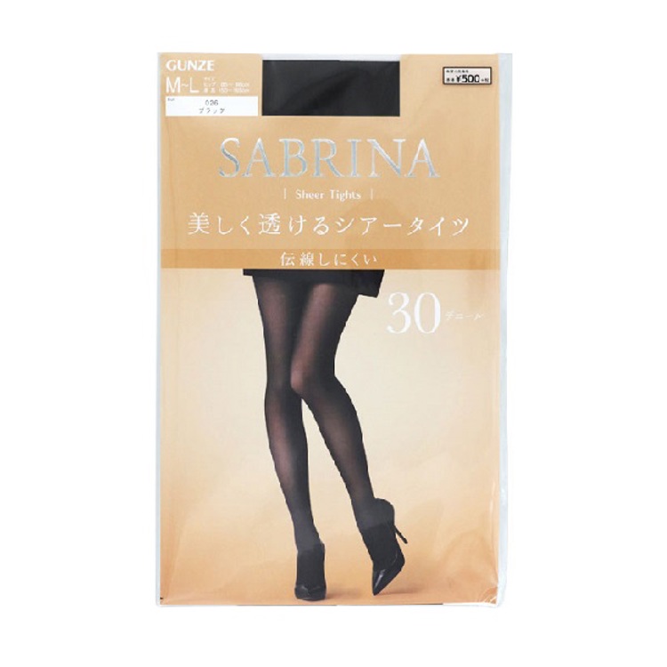 SABRINA 新30丹尼絲襪M~L黑《日藥本舖》