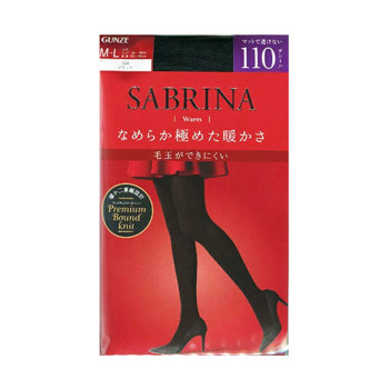 SABRINA 新保暖柔膚絲襪110D黑ML《日藥本舖》