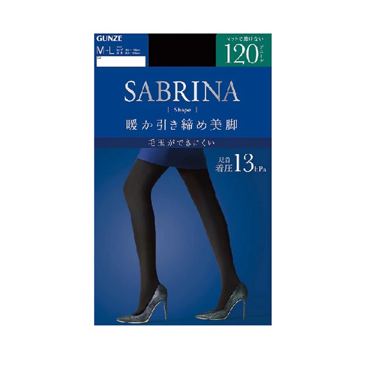 SABRINA 新美腿雕塑絲襪120D黑M~L《日藥本舖》