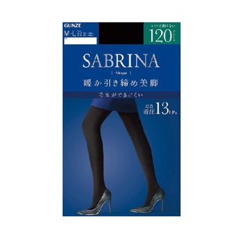 SABRINA 新美腿雕塑絲襪120D黑M~L《日藥本舖》