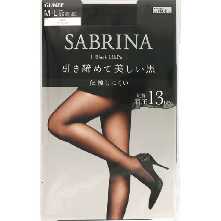 SABRINA 新緊緻完美塑型絲襪M-L黑色《日藥本舖》