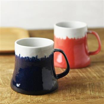 【日本美濃燒】赤 青 富士山馬克杯 牛奶杯 奶茶杯 咖啡杯 水杯
