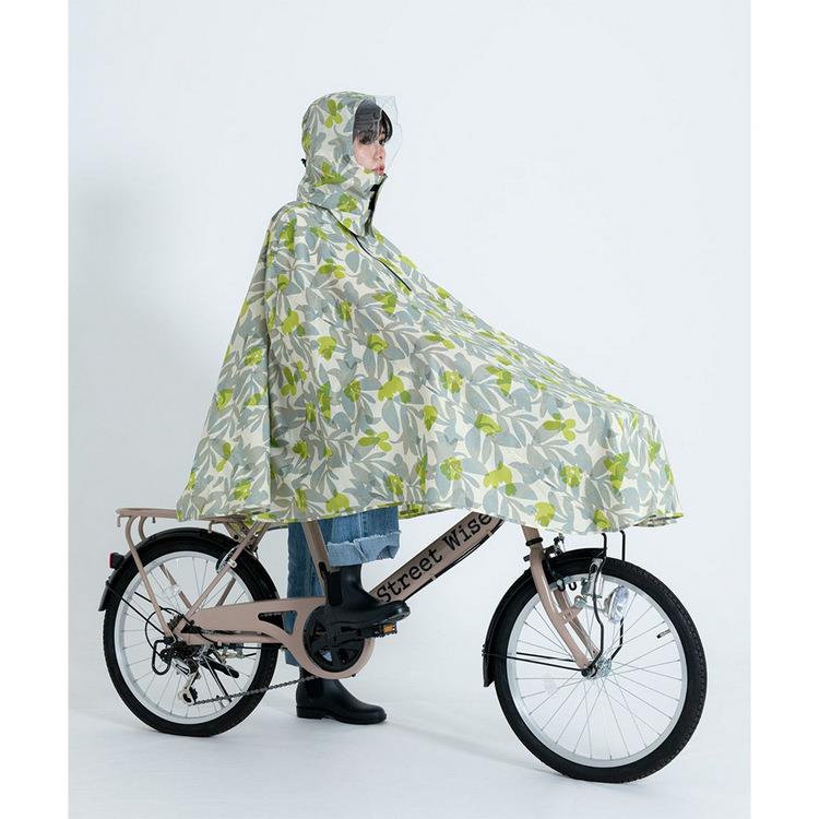 日本WPC. R001-139 拉丁風情 城市隨行機車、自行車透明窗雨衣斗篷