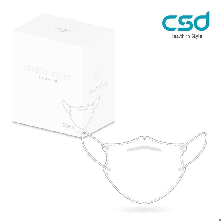 CSD中衛3D醫療口罩成人30入白《日藥本舖》