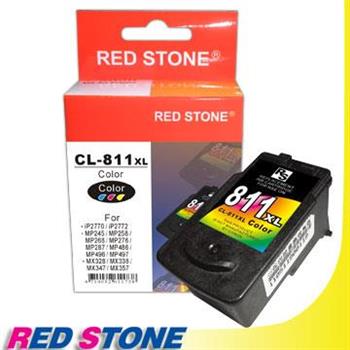 RED STONE for CANON CL－811XL[高容量]墨水匣（彩色）