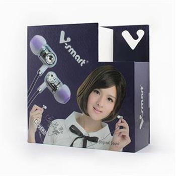 V－smart EP－101－W Crystal 奢華原音重現高音質入耳式耳機