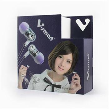 V－smart EP－101－B Crystal 奢華原音重現高音質入耳式耳機