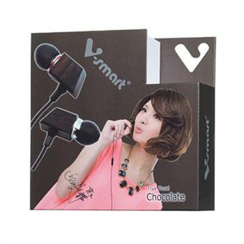 V－smart EP－108 Chocolate 甜美自然人聲高音質入耳式耳機