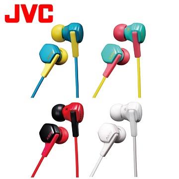 JVC 繽紛糖果運動耳掛/入耳兩用耳機 HA－FX17 - 粉綠