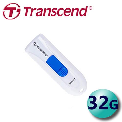 Transcend 創見 32GB JF790 USB3.1 隨身碟 - 白色