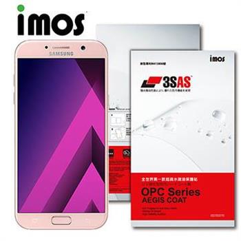 iMOS Samsung GalaxyA7 （2017） 3SAS 防潑水防指紋 疏油疏水螢幕保護貼