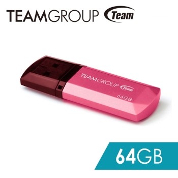 Team 十銓科技 C153璀璨星砂碟－蜜桃粉－64GB