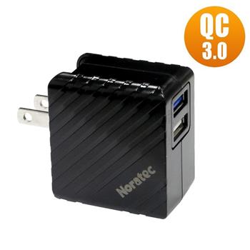 Noratec QC3.0 雙USB輸出變壓器 TC－C350Q
