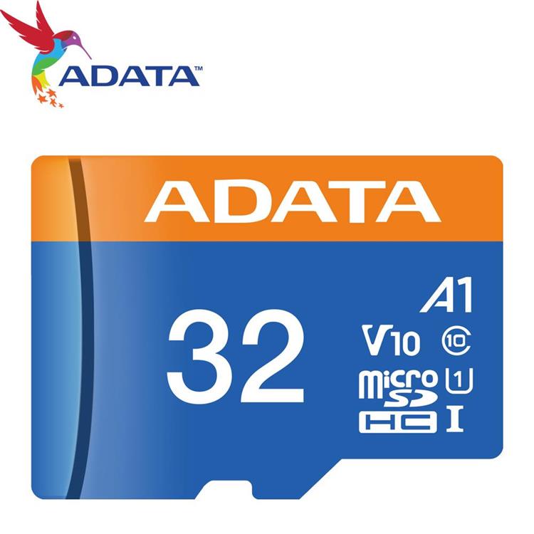 ADATA 威剛 32GB microSDHC TF UHS-I U1 A1 V10 記憶卡 - 32GB