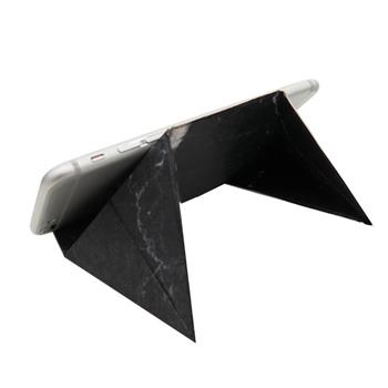 日本FODI | 攜帶式可折疊平板手機座－黑色大理石紋