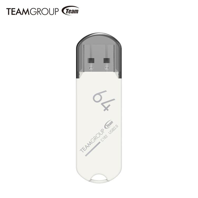 Team十銓科技 簡約風隨身碟－白 64GB