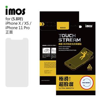 iMos Apple iPhone 11 Pro Touch Stream 電競霧面 螢幕保護貼