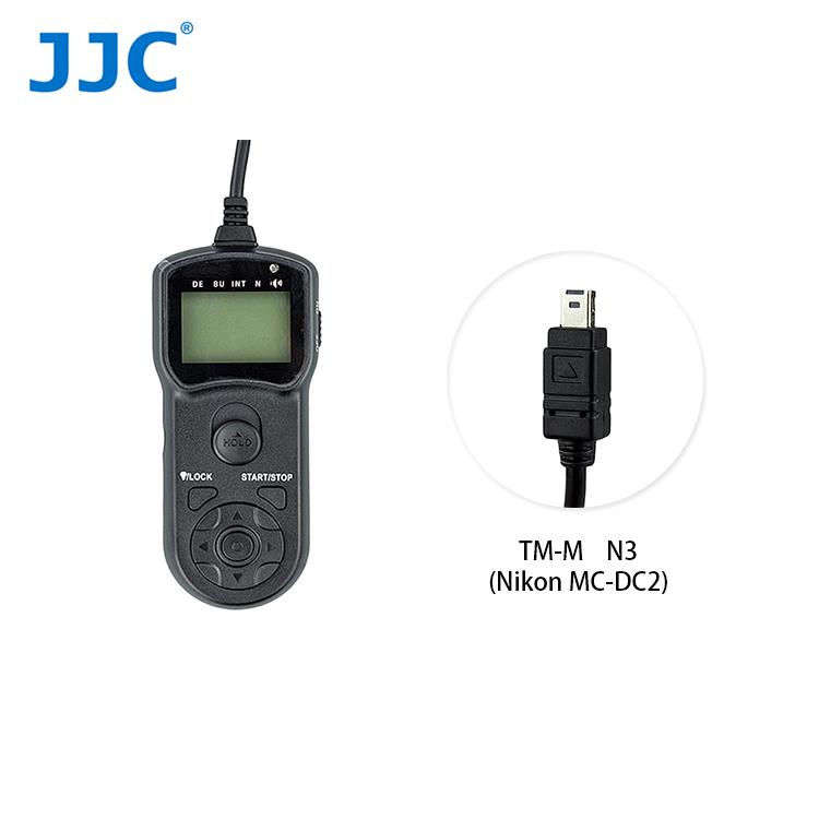 JJC TM－M 液晶定時快門線 N3（Nikon MC－DC2）