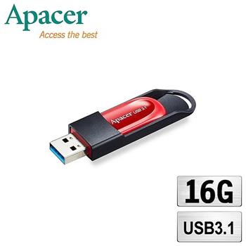 Apacer宇瞻 AH25A 流線飛梭 USB 3.1高速隨身碟 16GB