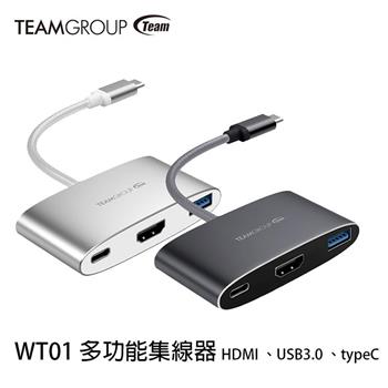 Teamgroup WT01 3 in 1 HDMI USB3.0 typeC （2色）