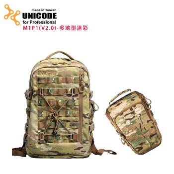 UNICODE M1P1 雙肩攝影背包套組（V2.0版）－多地迷彩