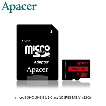 Apacer宇瞻 microSDHC Class10 U1 R85 32GB