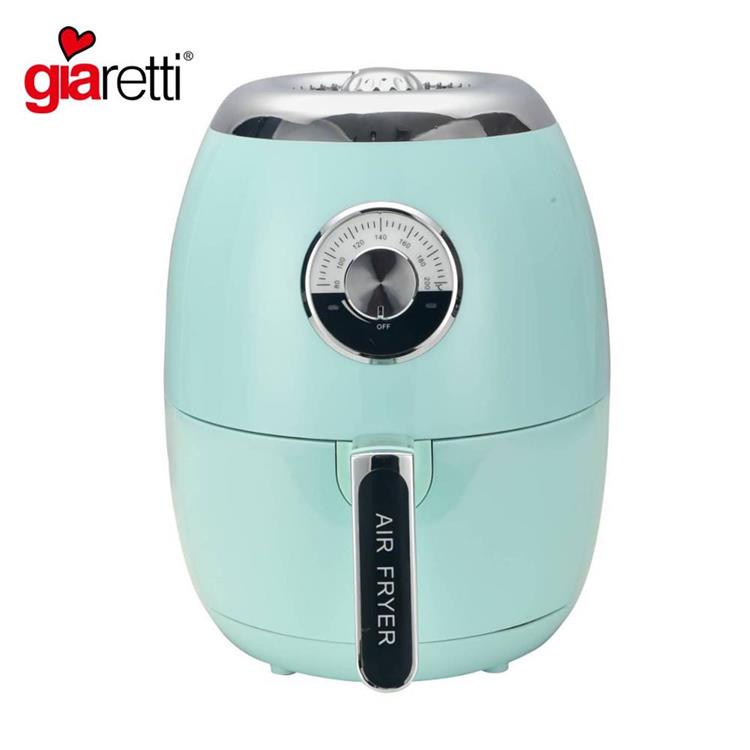 【Giaretti】健康免油陶瓷氣炸鍋-蒂芬妮綠 (GT-A3)