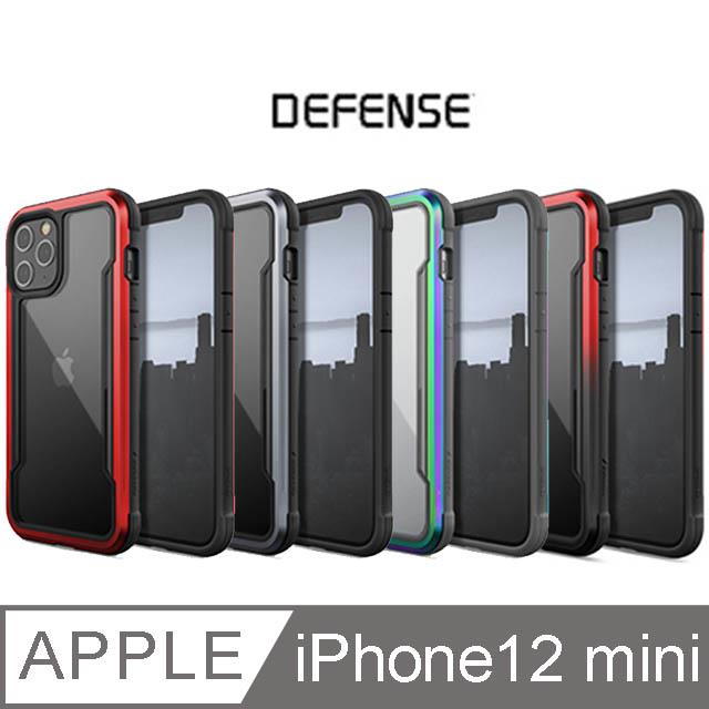 X－Doria 刀鋒極盾系列 iPhone 12 mini 保護殼 - 黑紅漸層