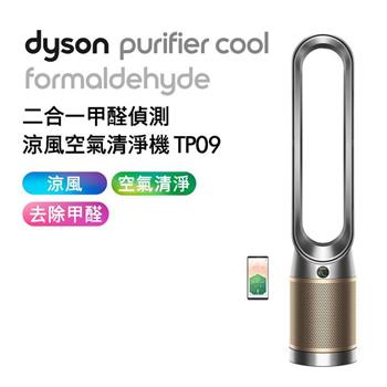 【送蒸汽熨斗】Dyson戴森 二合一甲醛偵測涼風扇空氣清淨機 TP09 鎳金色