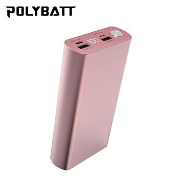 POLYBATT 超大容量雙輸出行動電源－粉色 SP206－30000