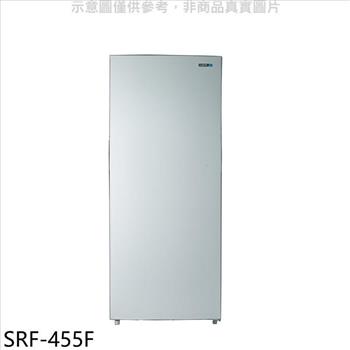 聲寶 455公升直立式冷凍櫃(全聯禮券100元)【SRF-455F】